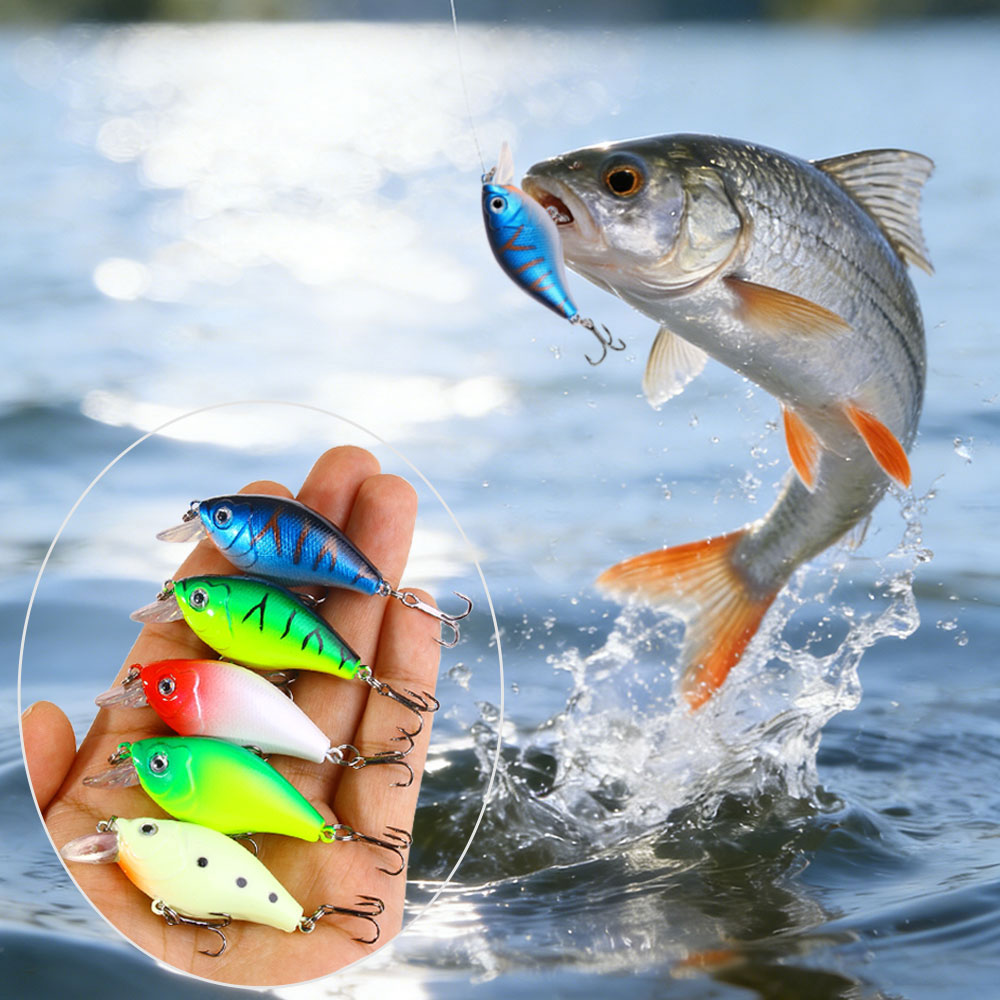 Fishing Hook Treble - Señuelo de Pesca Crankbait Wobblers, cebo