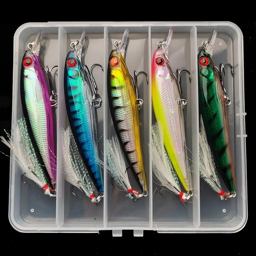 Fishing Hook Treble - Señuelo de pesca Minnow biónico con