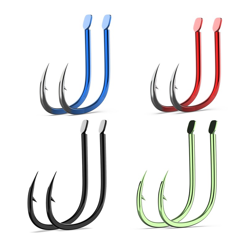 Fishing Hook Assortment - 50 Uds. Anzuelos de pesca planos,