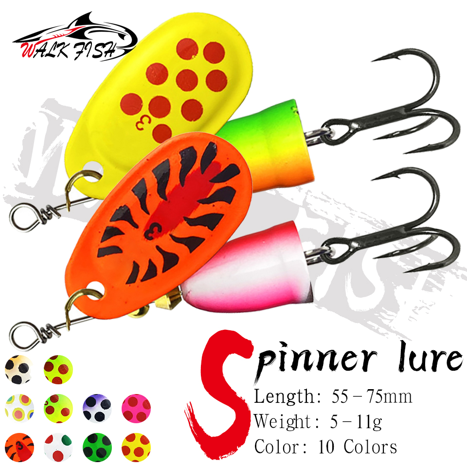 WALK FISH Alta calidad 1 # -5  - Fishing Hook Treble reseña y precio