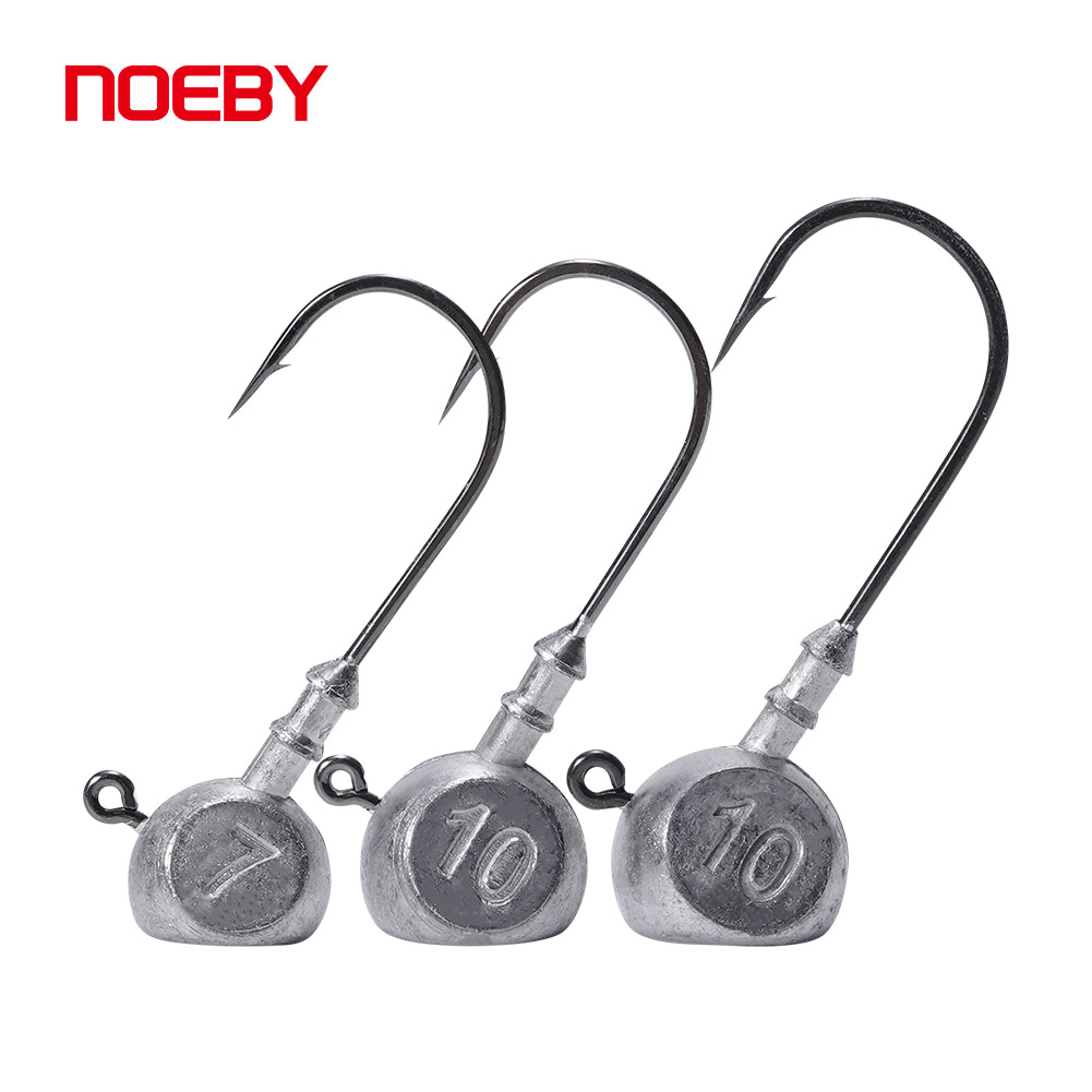 Noeby Jig Head 7g 10g 1/0 2/0  - Fishing Hook Offset reseña y precio