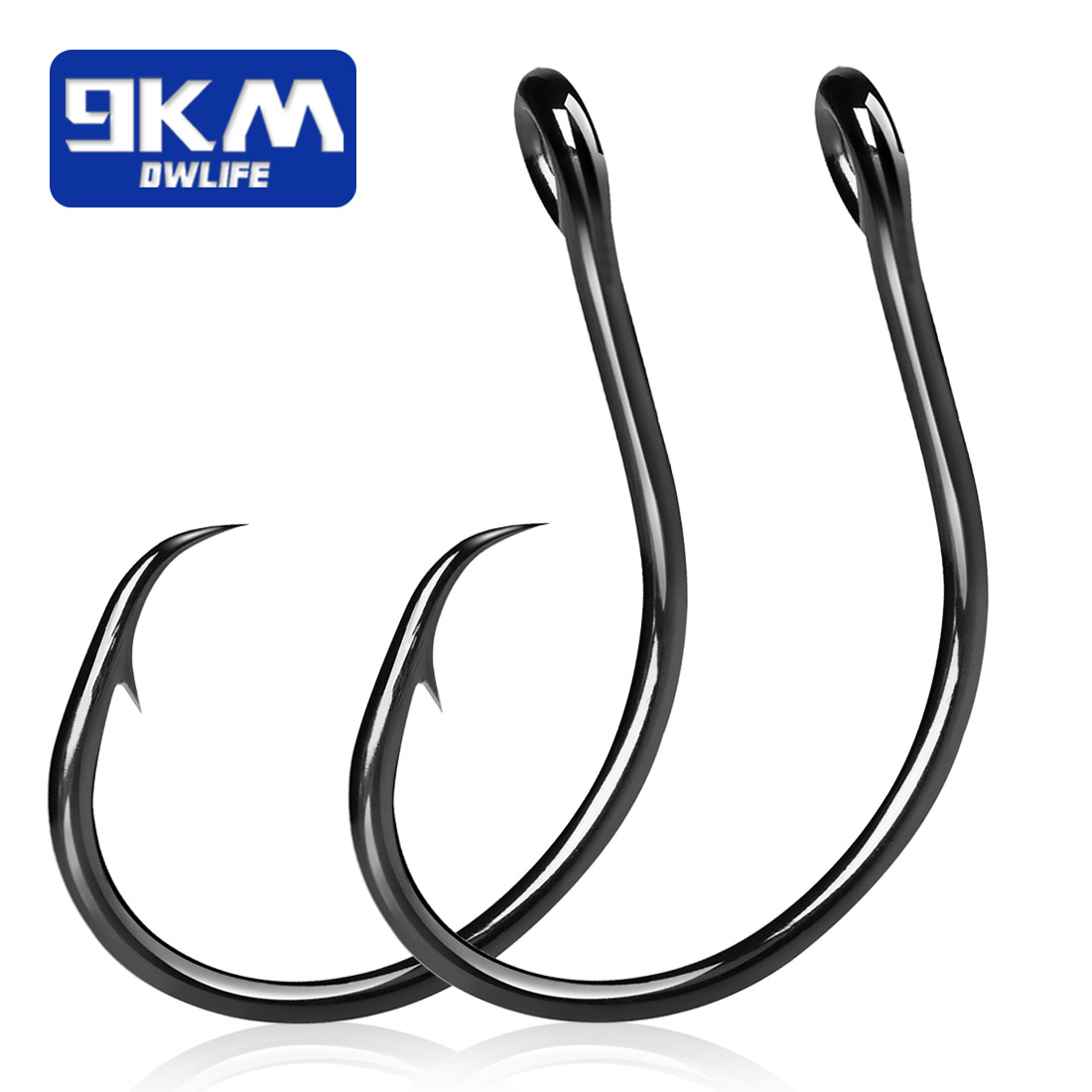 9KM 25-50 piezas de anzuelos c - Fishing Hook Offset reseña y precio