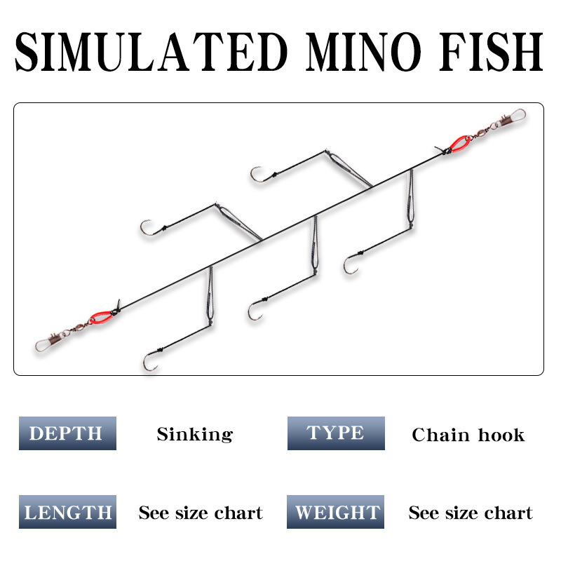 1 pieza de aparejos de Pesca g - Fishing Hook Assortment reseña y precio