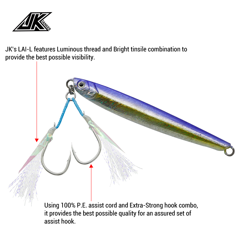 JK LAI-L-anzuelo de pesca vert - Fishing Hook Assortment reseña y precio