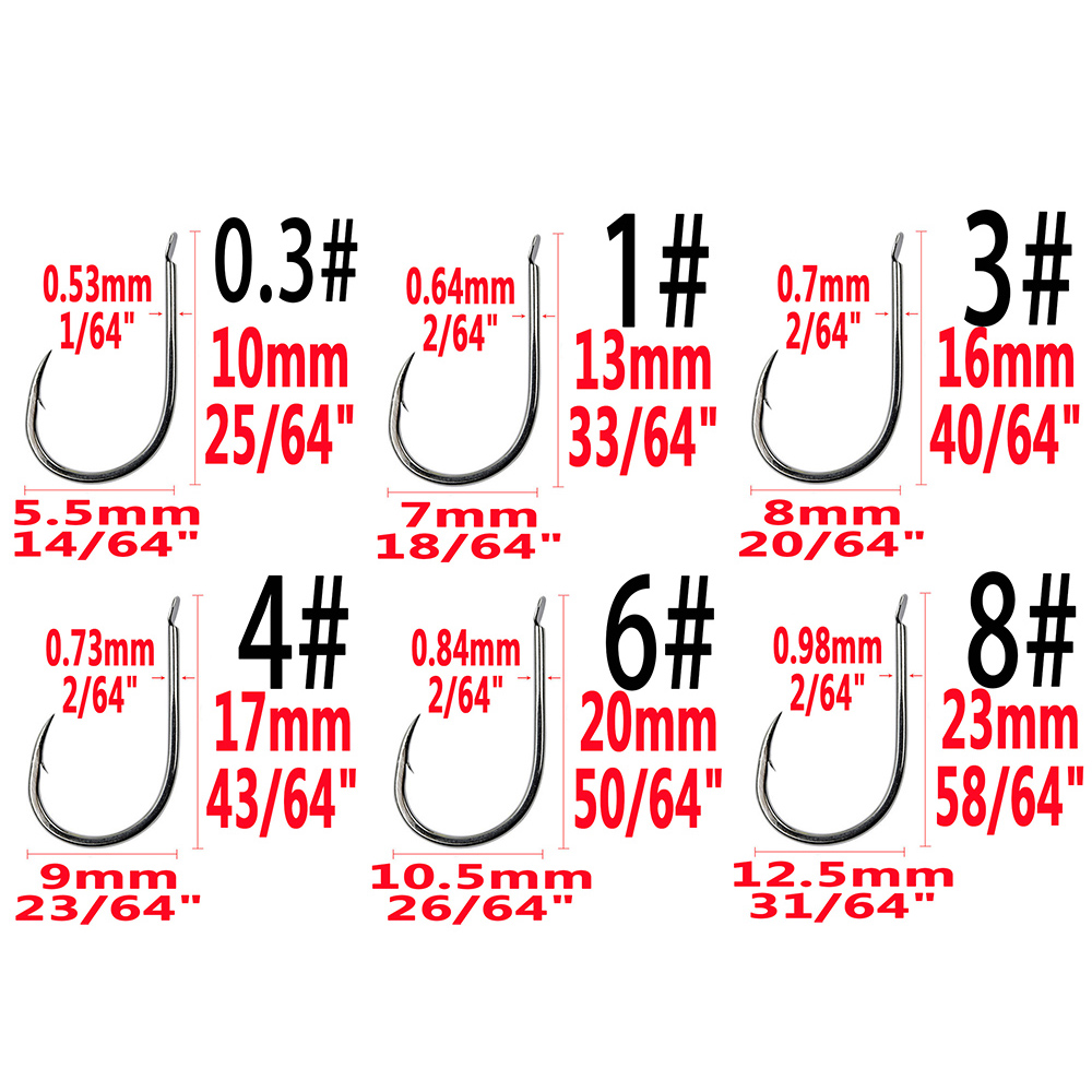 Anzuelos de pesca con púas, ju - Fishing Hook Offset reseña y precio