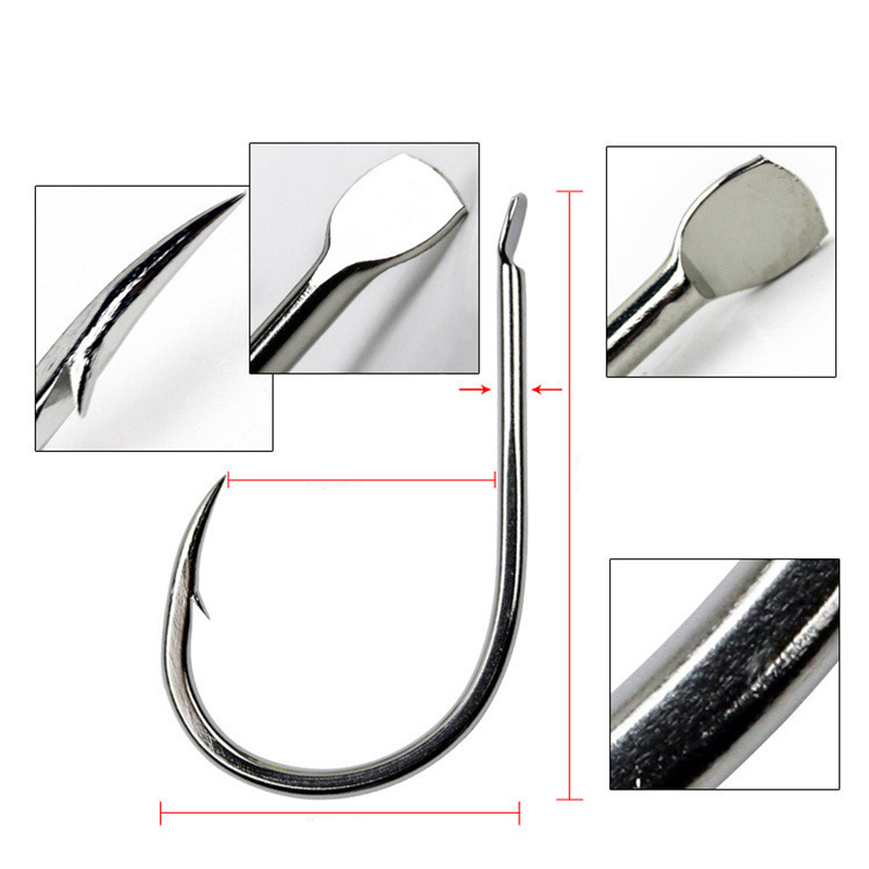 Anzuelos de pesca con púas, ju - Fishing Hook Offset reseña y precio